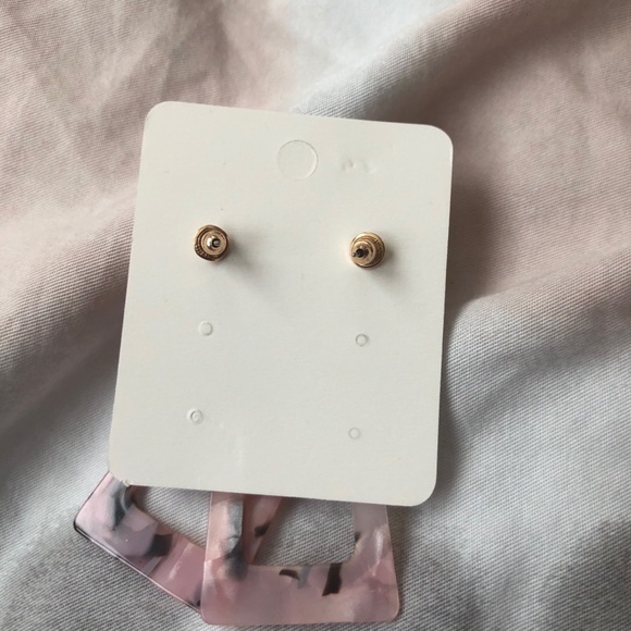 Pink Dangle Earrings - Picture 5 of 5